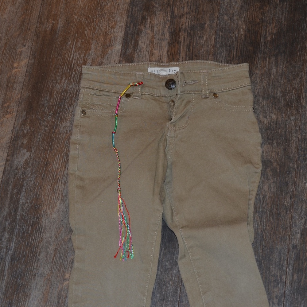 Copper Key Khaki Skinny Pants - Picture 2 of 6
